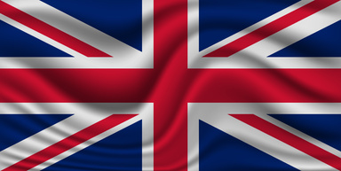 Flag of England or the United Kingdom to change the language to English.